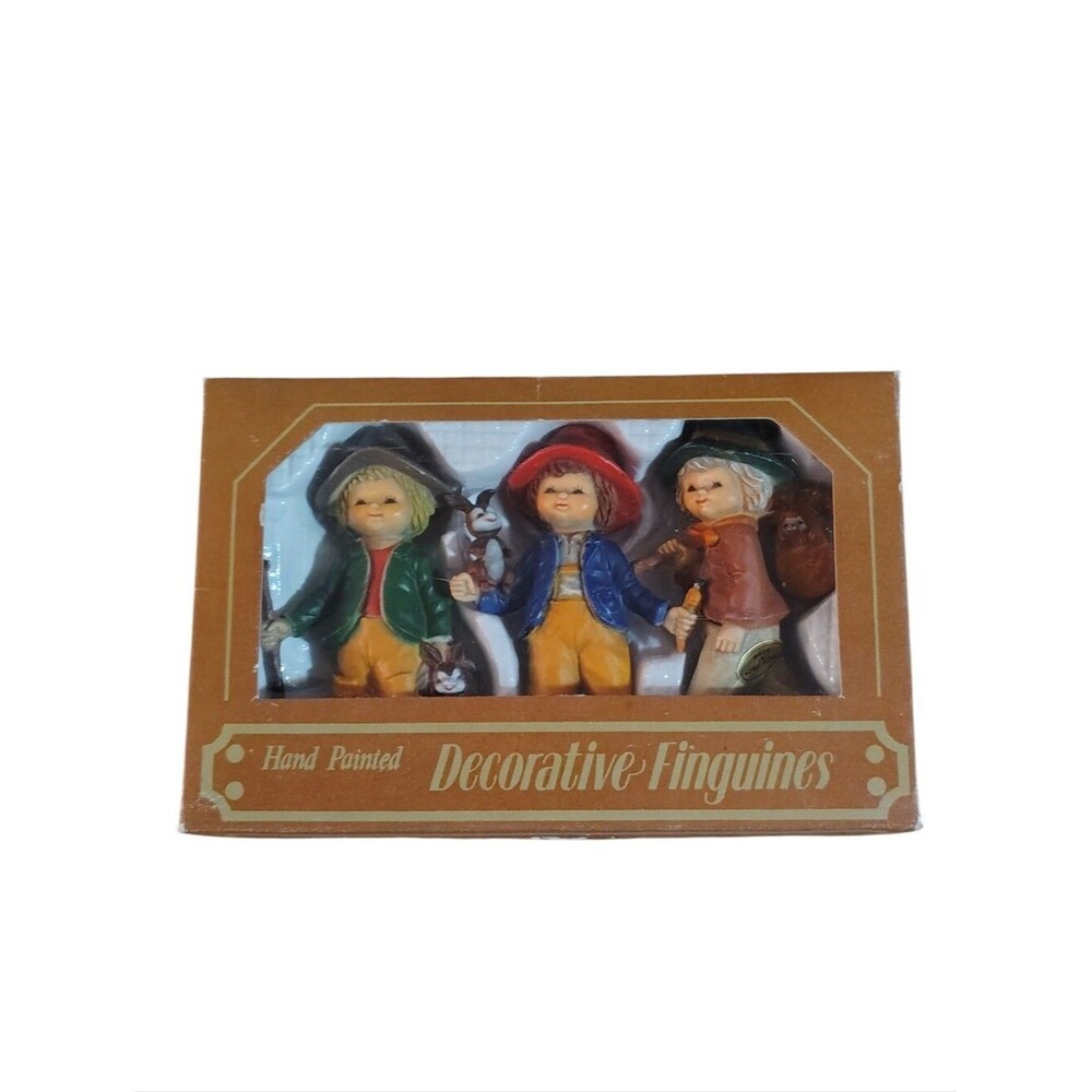 NIB Vintage Boy Figurines
